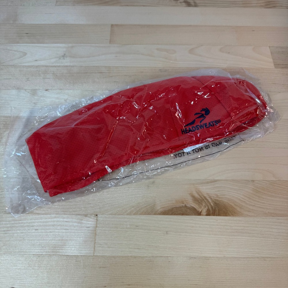 Headsweats Eventure Classic Headband Red Performance Running Sweatband NEW
